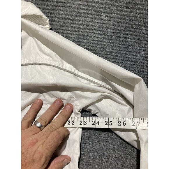 G Jacket Women’s Size Small White Long Sleeve Full Zip Hooded Ketchikan AK - Picture 7 of 12